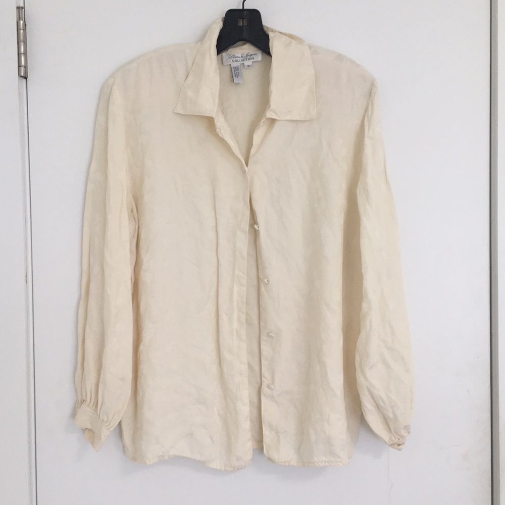 Vintage 80’s 90’s 100% silk blouse